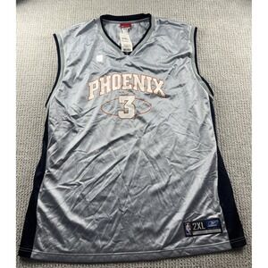 Vintage Phoenix Suns Jersey Stephon Marbury Reebok Gray Alternate Men's XXL